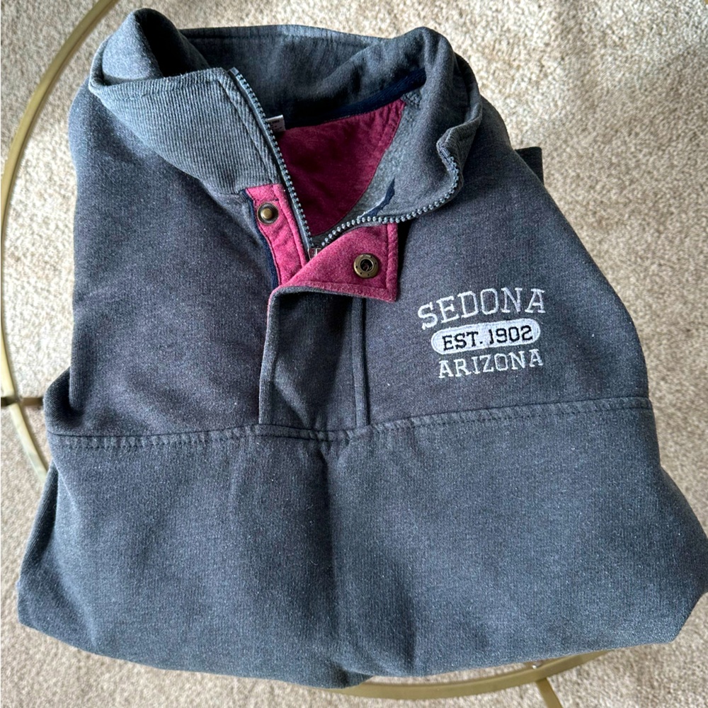 Women’s small half zip pullover- Sedona AZ